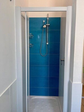 Hair dryer, bidet, towels