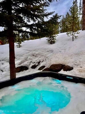 Tina de hidromasaje al aire libre