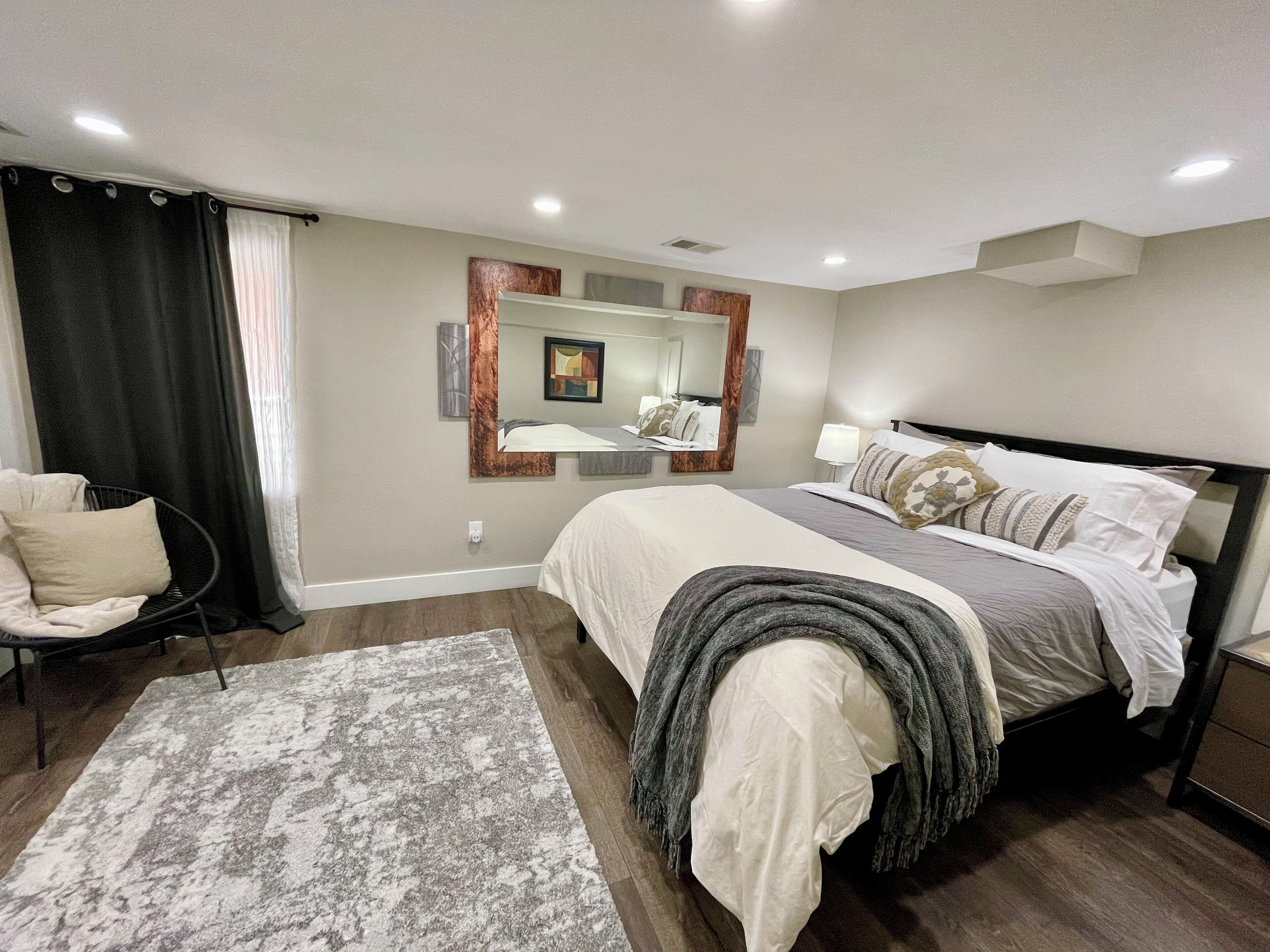 1 bedroom, iron/ironing board, free WiFi, bed sheets