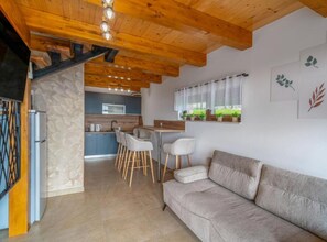 TV, fireplace, ping pong - Villa Breg - Four Bedroom Villa with Pool, Hot-Tub and Sauna (Križevci)