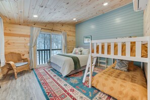 2 bedrooms, desk, iron/ironing board, travel cot - Explore Lakes & Beaches! Creekside Glen Arbor Home (Glen Arbor)