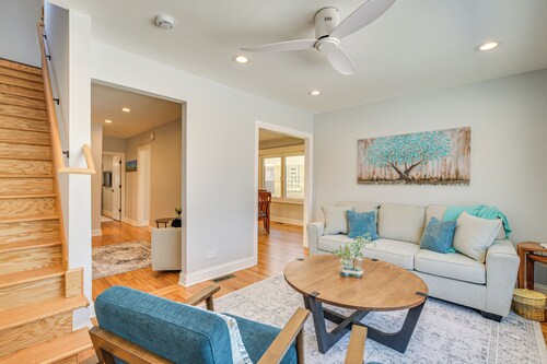 2 Mi to Northwestern: Updated Home w/ Game Room!