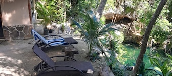 Jungle cabin with cenote