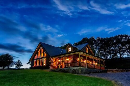 Luxurious log cabin Connemara / Westport