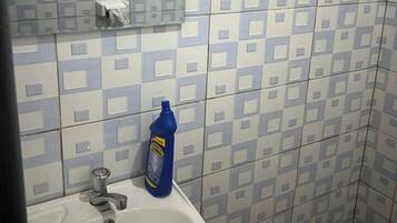 Towels, soap, toilet paper