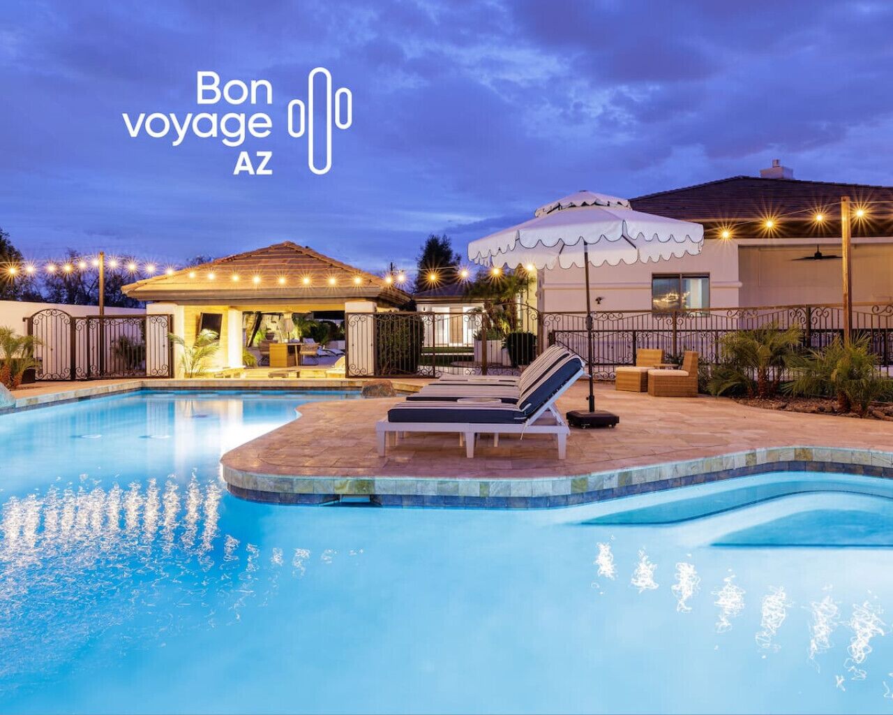 Een verwarmd zwembad