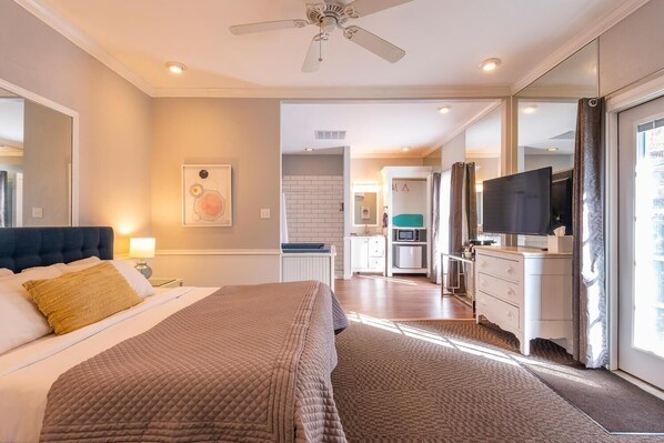 1 makuuhuone, silitysrauta/-lauta, ilmainen Wi-Fi, vuodevaatteet