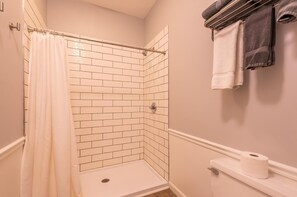Shower, towels