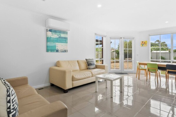 TV, ping pong, books