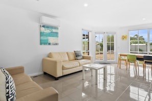 TV, ping pong, books