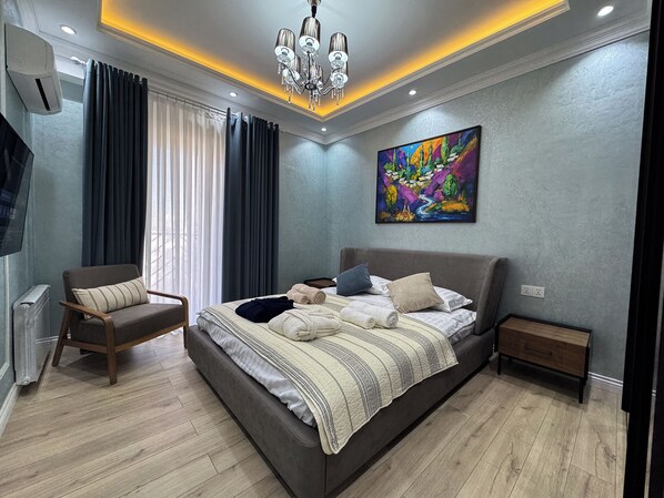 1 間睡房、書桌、熨斗/熨衫板、免費 Wi-Fi