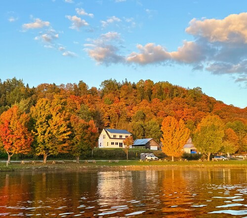 NEW! Lakeside Farmhouse with Trail Access