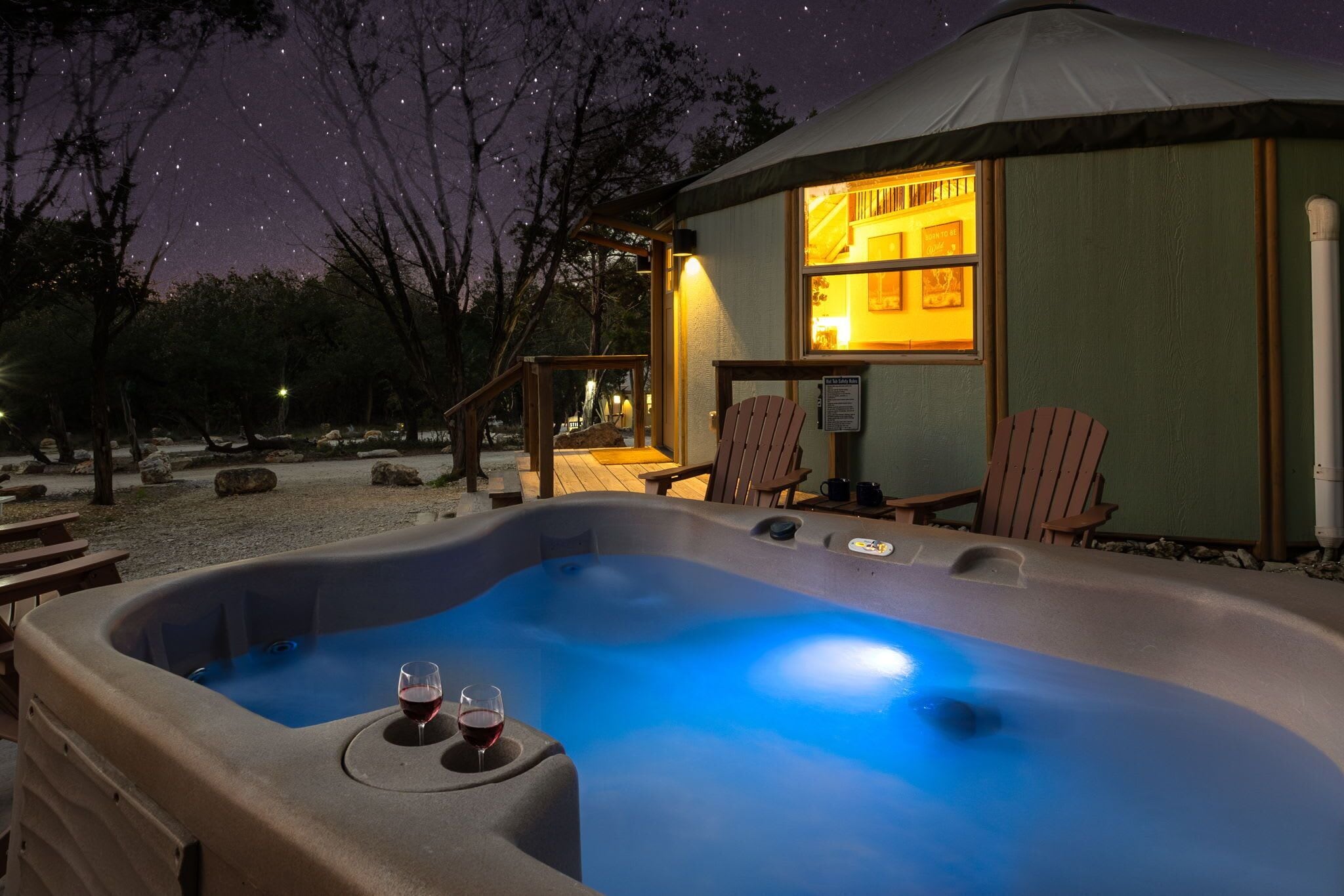 Bain à remous extérieur