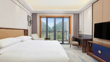 Habitació Comfort, 1 llit de matrimoni gran, no fumadors, vistes al jardí | Llits addicionals i roba de llit