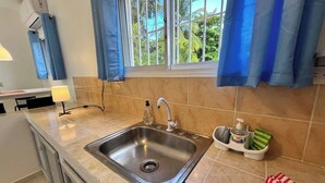 Apartment, 1 Bedroom, Balcony, City View | Private kitchen - Secure 2-pers Apartment Close to the Beach (Las Terrenas)
