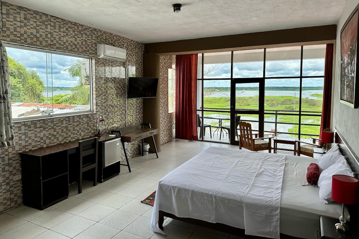 Doppelzimmer, Balkon, Flussblick | Ausblick vom Zimmer
