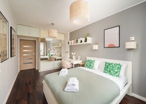 1 chambre, fer et planche à repasser, Wi-Fi, literie fournie