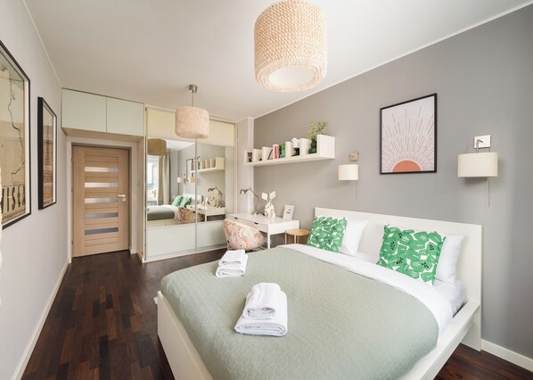 1 chambre, fer et planche à repasser, Wi-Fi, literie fournie