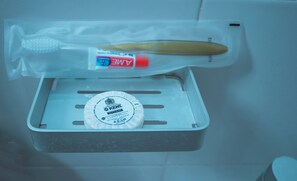 Standard Double Room | Bathroom | Shower, free toiletries, bathrobes, slippers