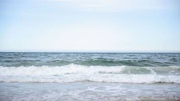 Vlak bij het strand