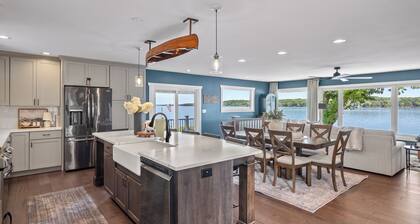 The LeClaire Driftwood Retreat on the Mississippi River!