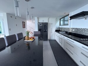 Fridge, microwave, oven, stovetop - Luxury mansion with volcano view (Provincia de Alajuela)