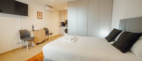 1 soveværelse, strygejern/strygebræt, gratis Wi-Fi, sengetøj