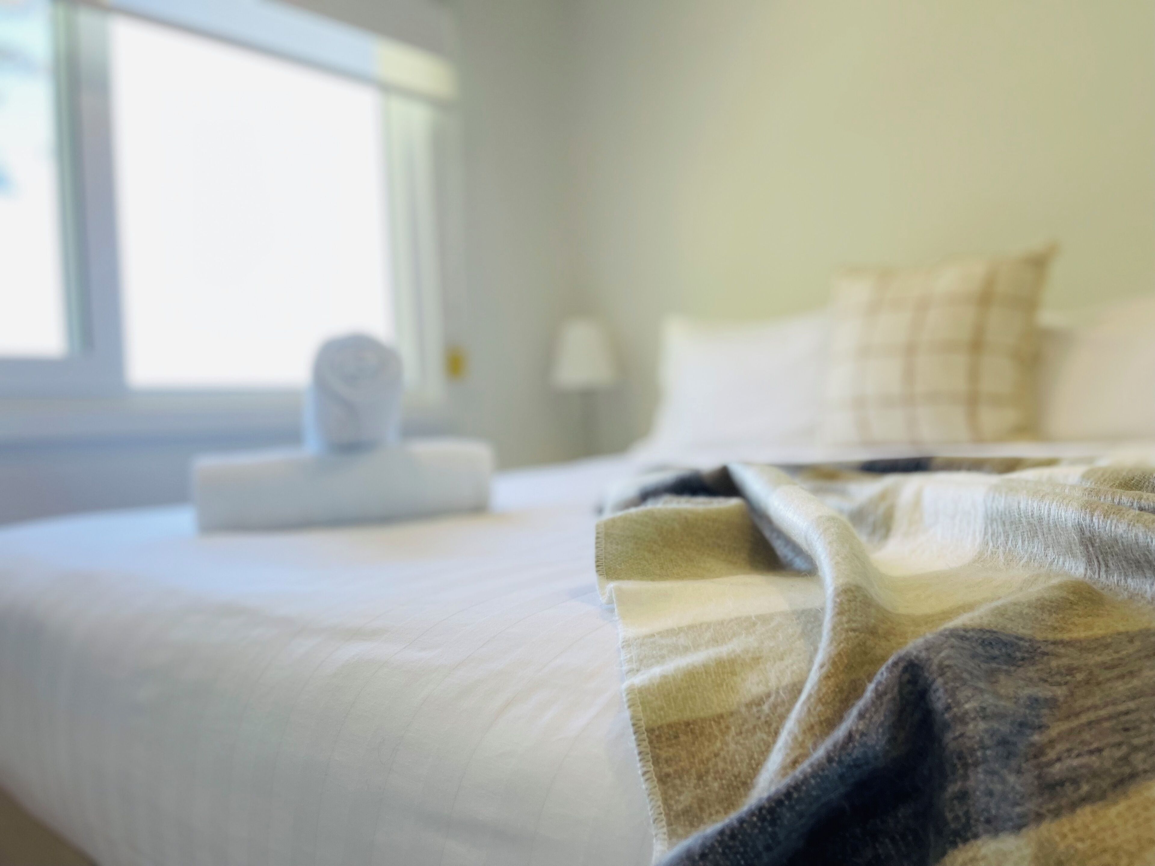 2 habitaciones, tabla de planchar con plancha y cuna de viaje 