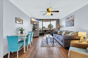 Smart TV, books - Myrtle Beach Oceanfront Condo w/ Direct Access to the Beach (Myrtle Beach)