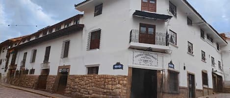 Majoituspaikan julkisivu