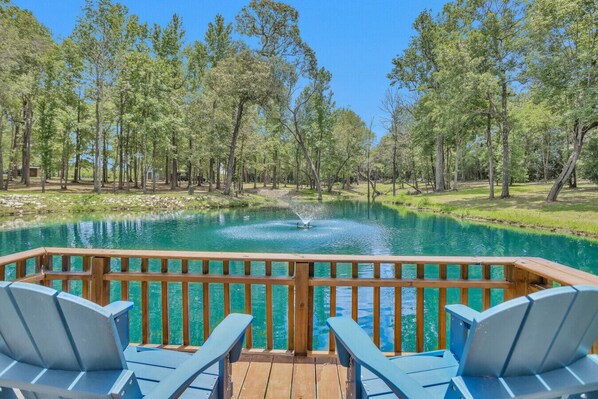 Property grounds - Entire Cottage Getaway | Pond • Fire Pit • Deck (Montgomery)