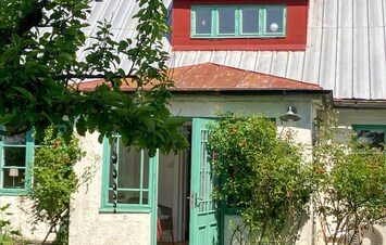 outside
