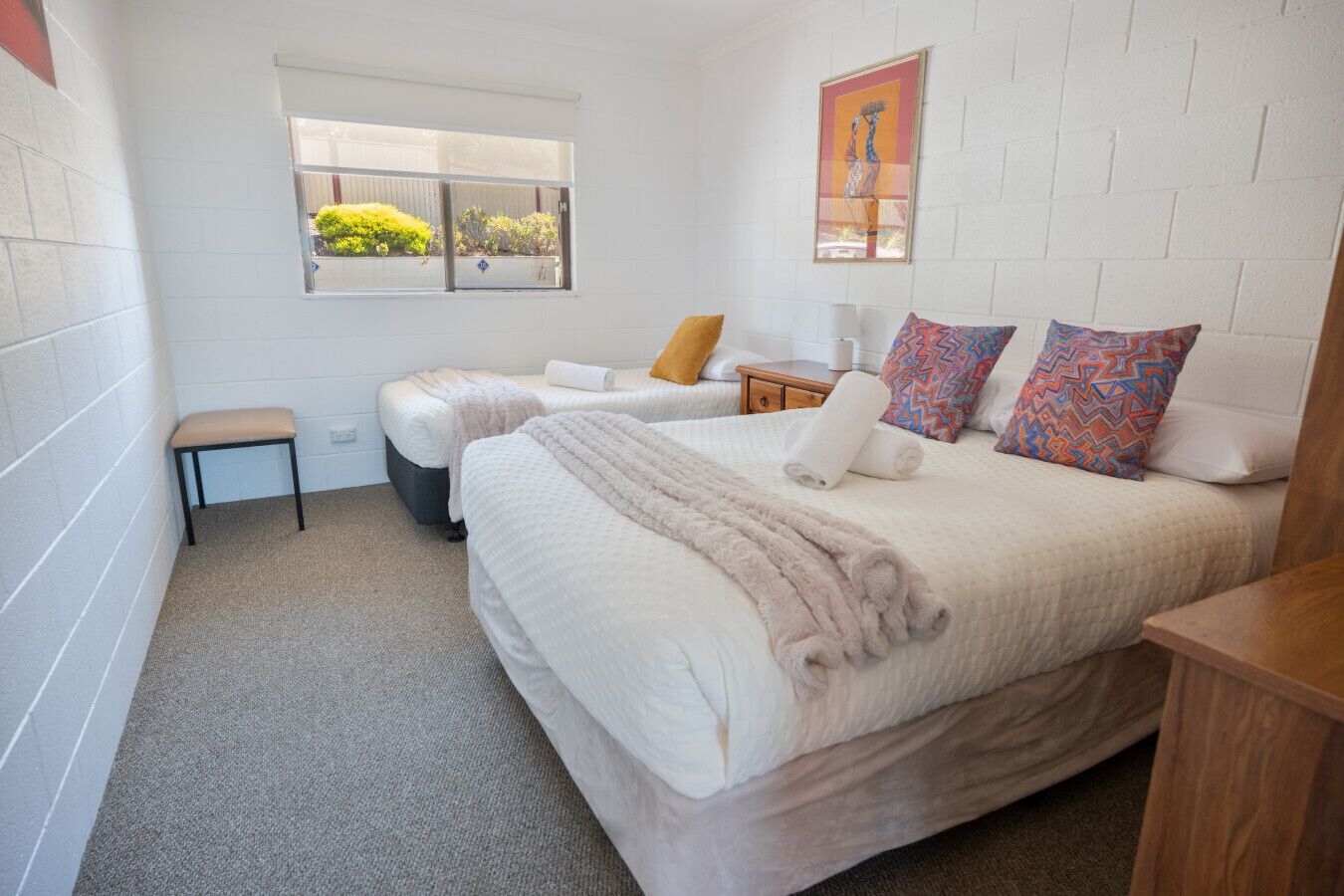 2 bedrooms, desk, iron/ironing board, free WiFi