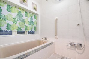 Hair dryer, towels