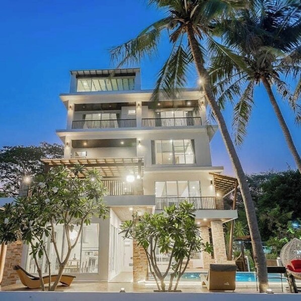 Façade de l’hébergement