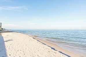 Vue sur la plage/l’océan