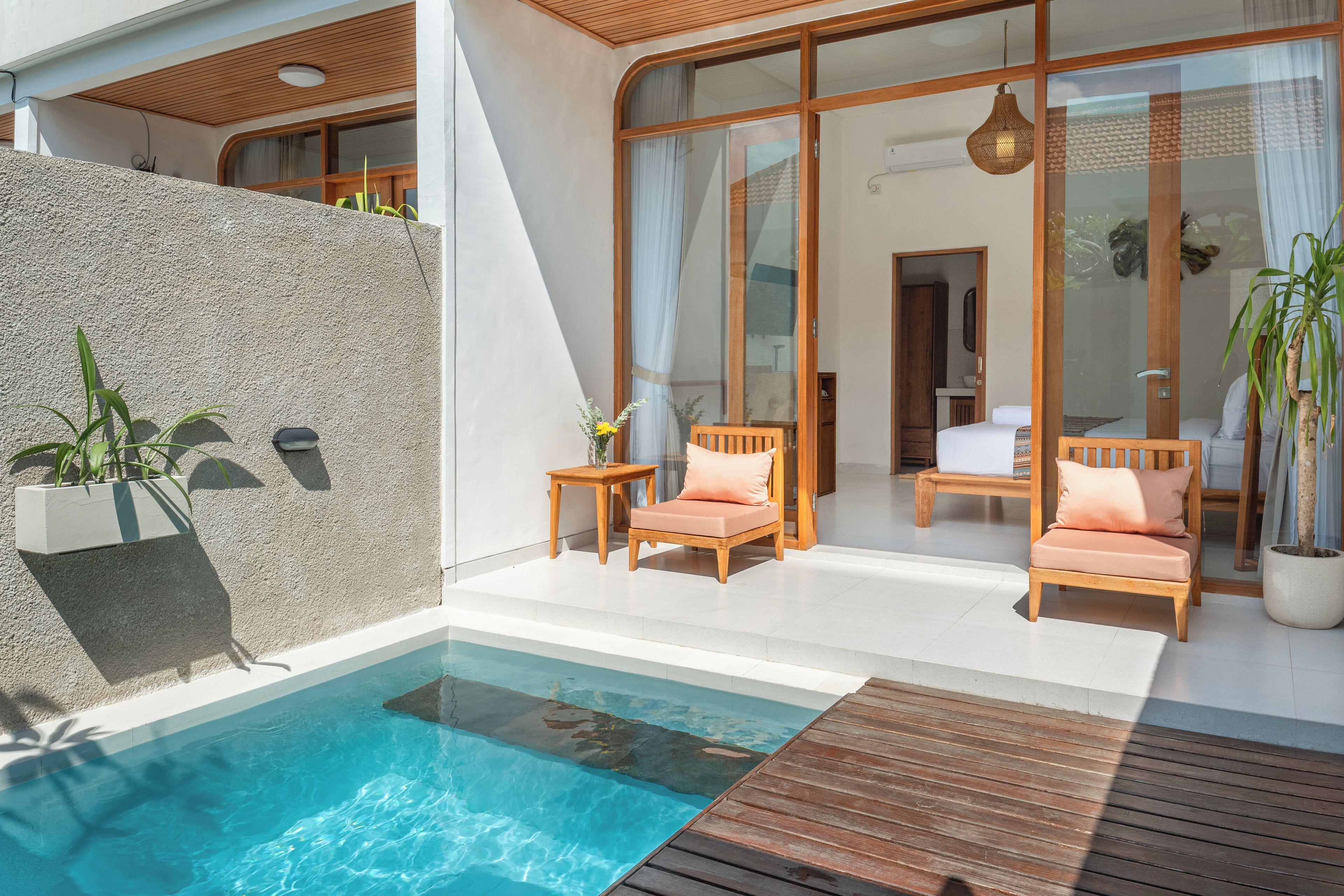 Deluxe Double Room, Pool View | Terrace/patio