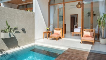 Deluxe Double Room, Pool View | Terrace/patio