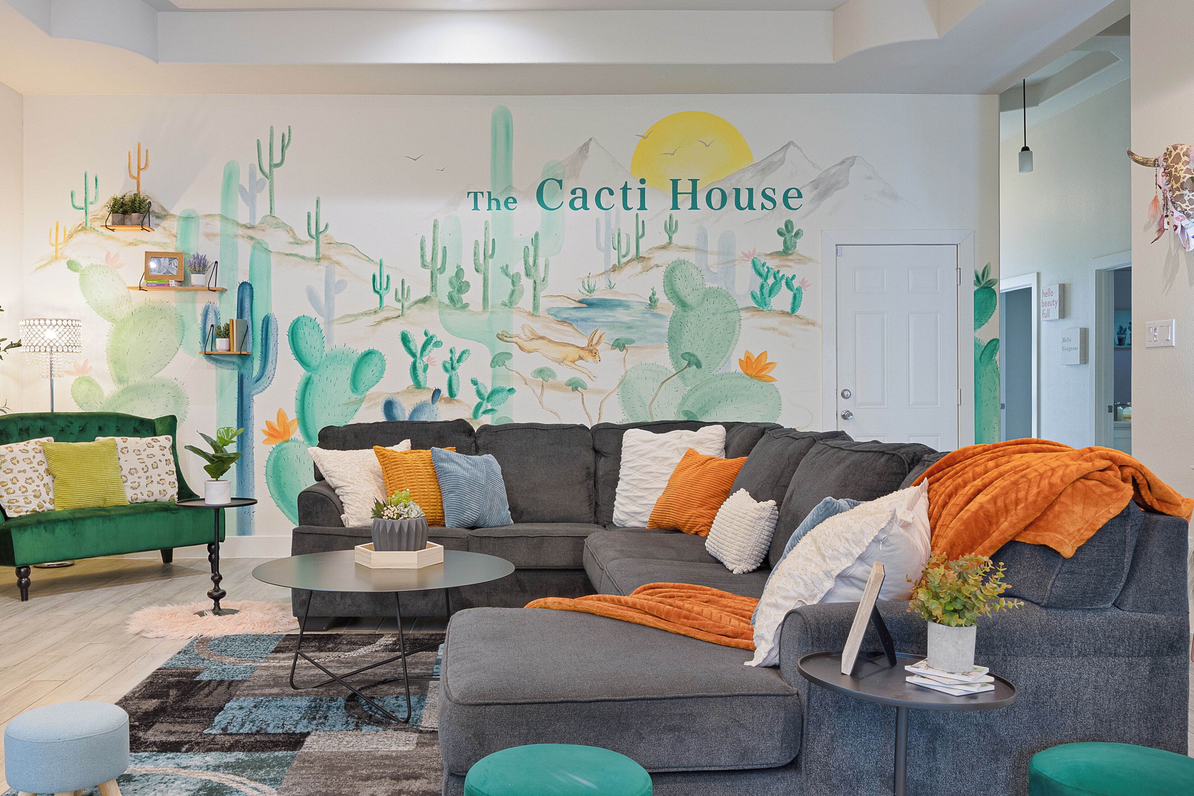 Smart TV, table tennis, books