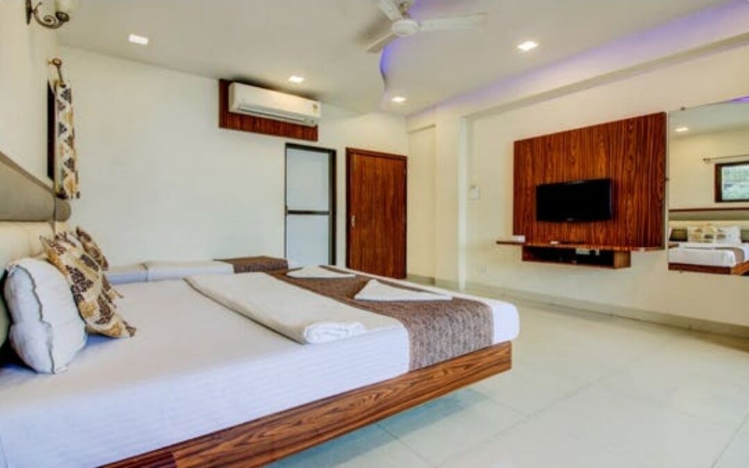 Habitación Deluxe doble | Escritorio y espacio para trabajar con un portátil