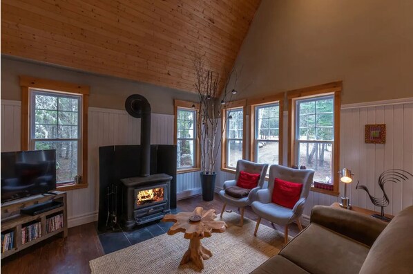 Nhà gỗ phong cách cổ điển | Khu phòng khách