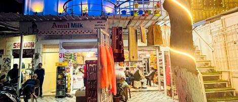 Front of property – evening/night