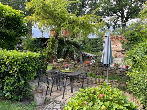 Ferienwohnung 'An Der Wublitz' mit Gemeinschaftsterrasse, Gemeinschaftsgarten und Wi-Fi