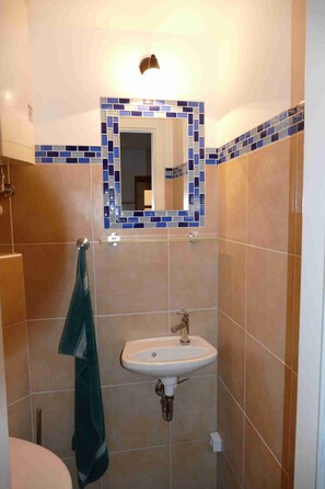 Ferienhaus für 1-2 Pers. (30 qm)-WC des Ferienhaus Wassermann