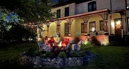 Historic Seneca Falls Suite with Spa & Gardens