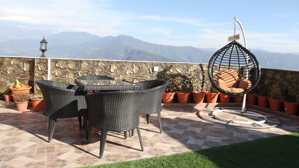 Terrace/patio - Hotel Ambrosia (Bhimeshwar)