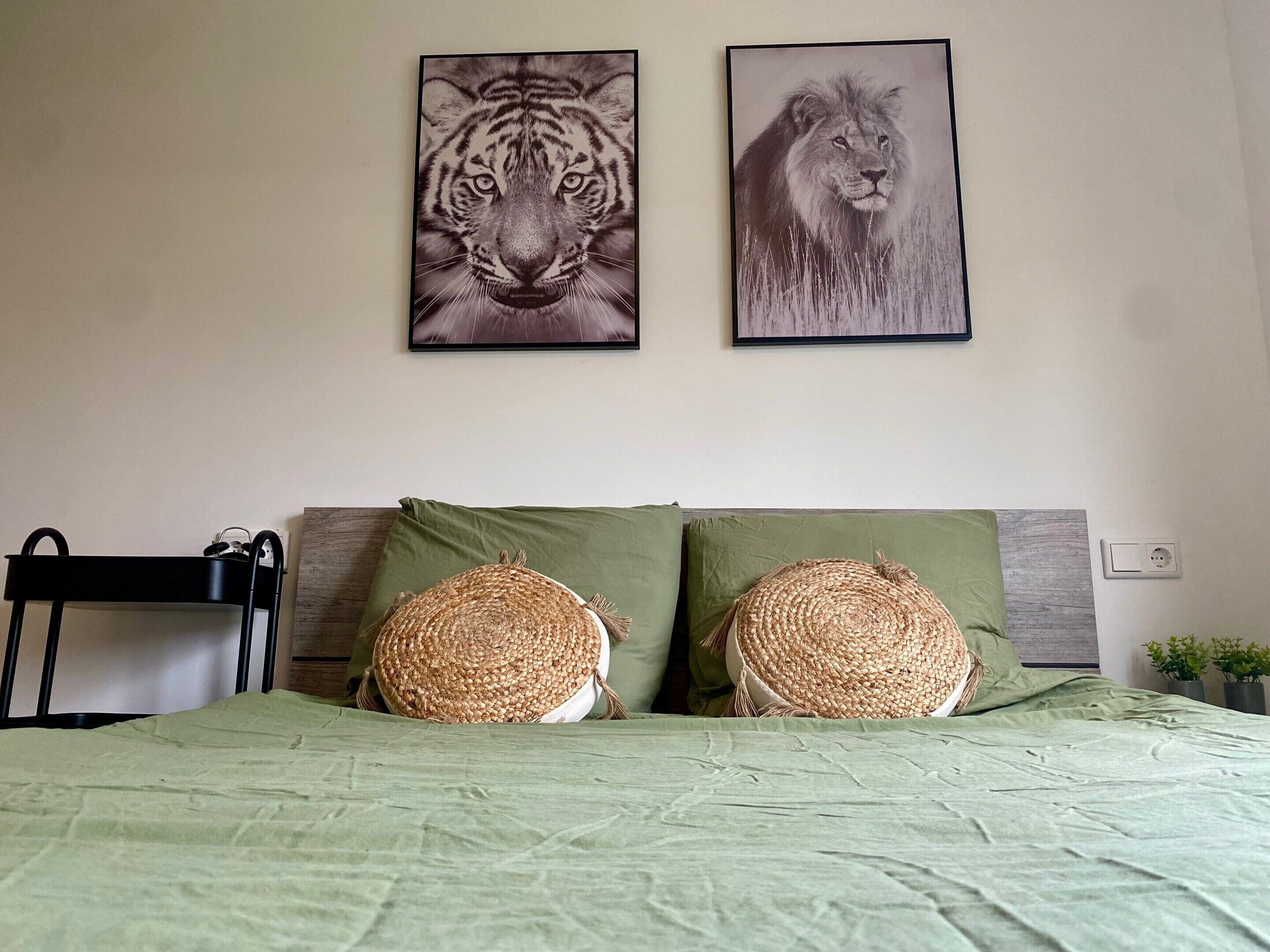 獨棟房屋 | 2 間臥室、布置獨特、床單