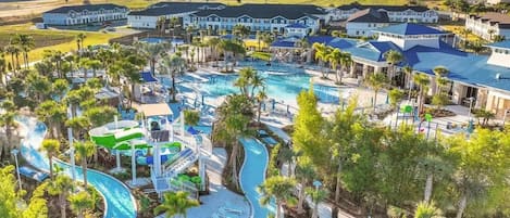 Una piscina riscaldata