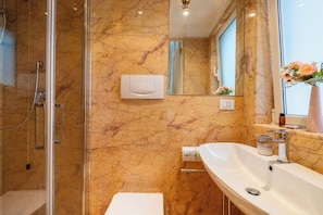 Apartment, 3 Bedrooms, Accessible, Balcony | Bathroom - The One, Luxury Seaview With Piano (Bari)