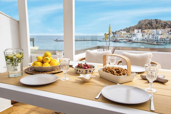 Superior Apartment, Sea View | Terrace/patio